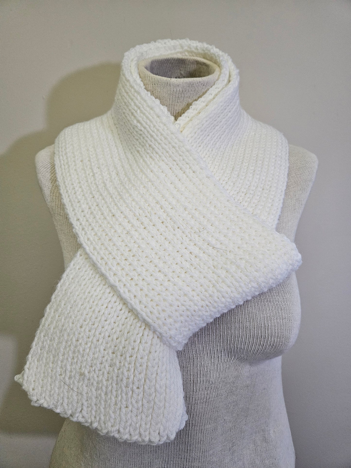 White Scarf & Hats