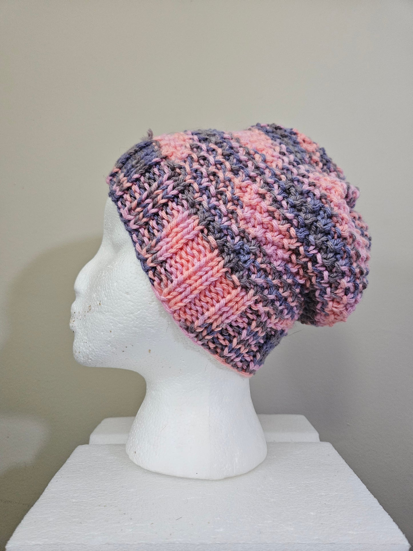Pink & Lavender Scarf & Hats