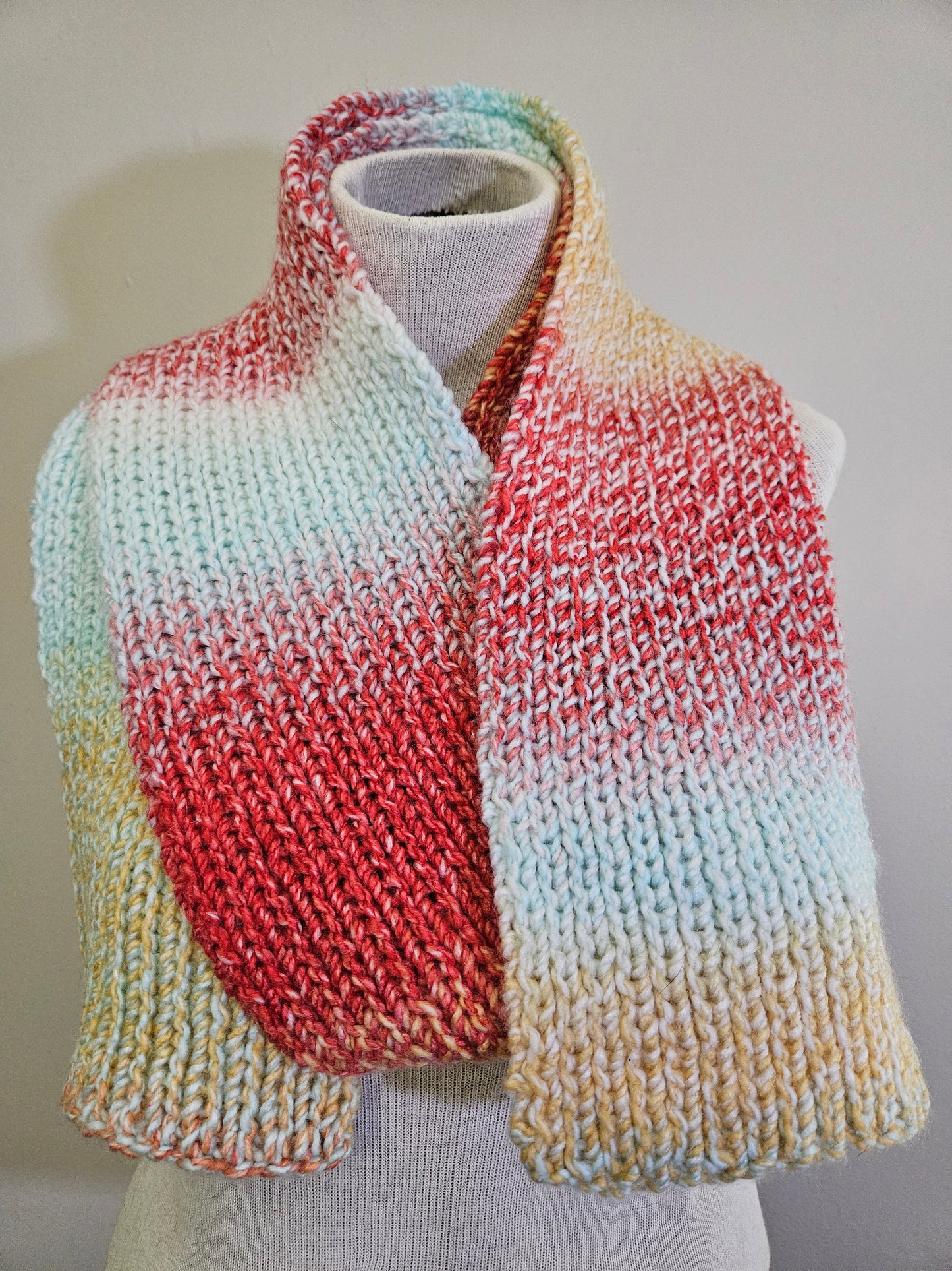 Red, Blue, & Yellow Premium Scarf & Hat