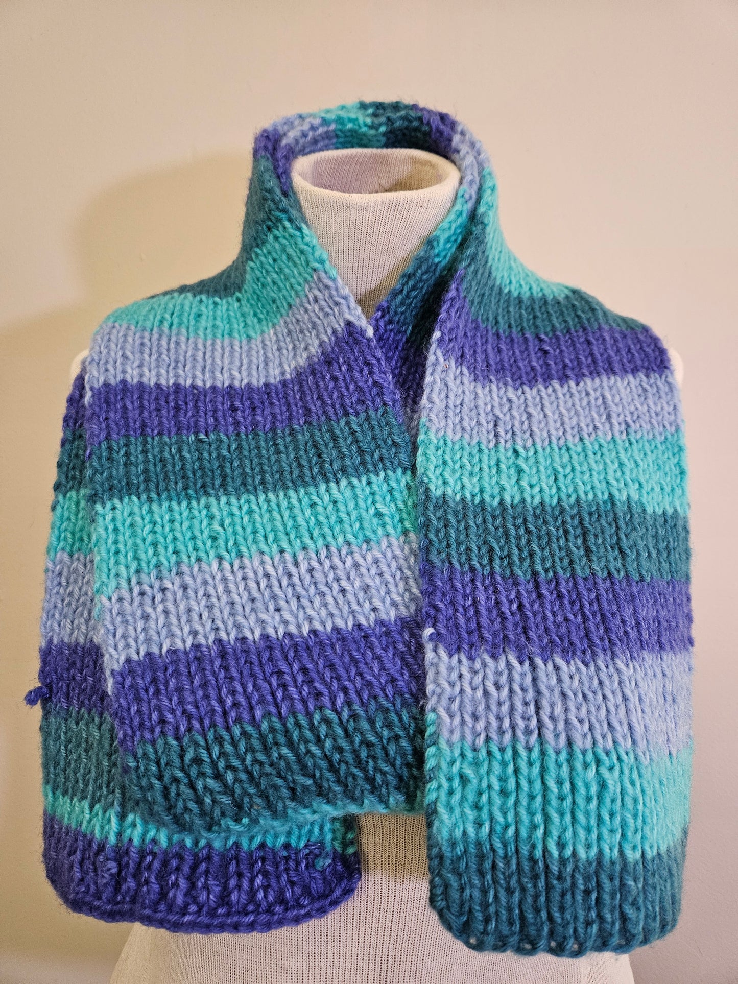 Purple & Teal Premium Scarf
