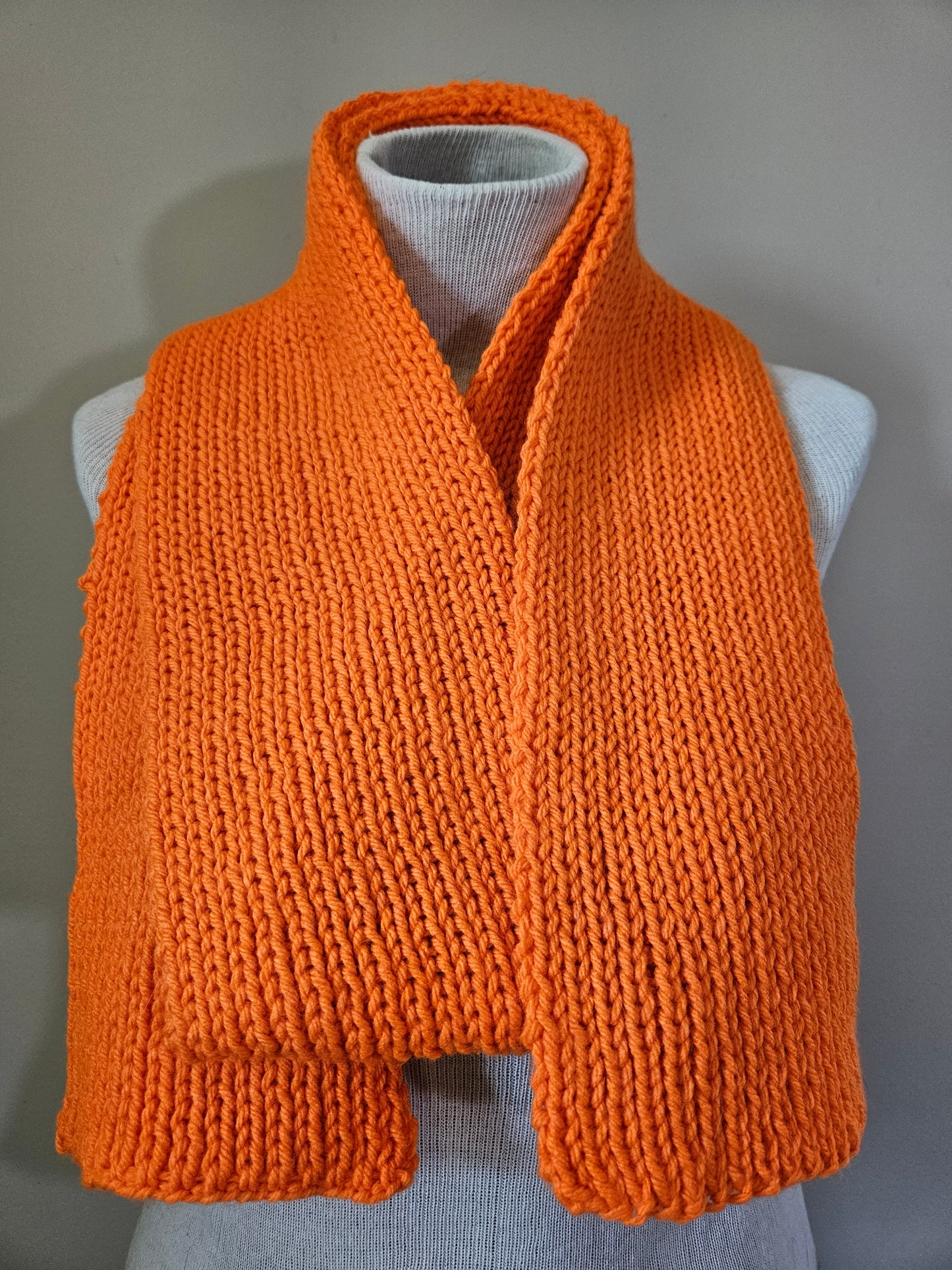 Orange Scarf & Hats