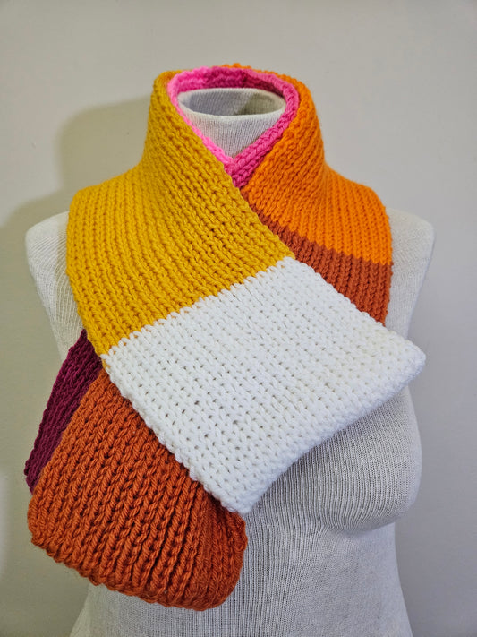 Sapphic Pride Scarf