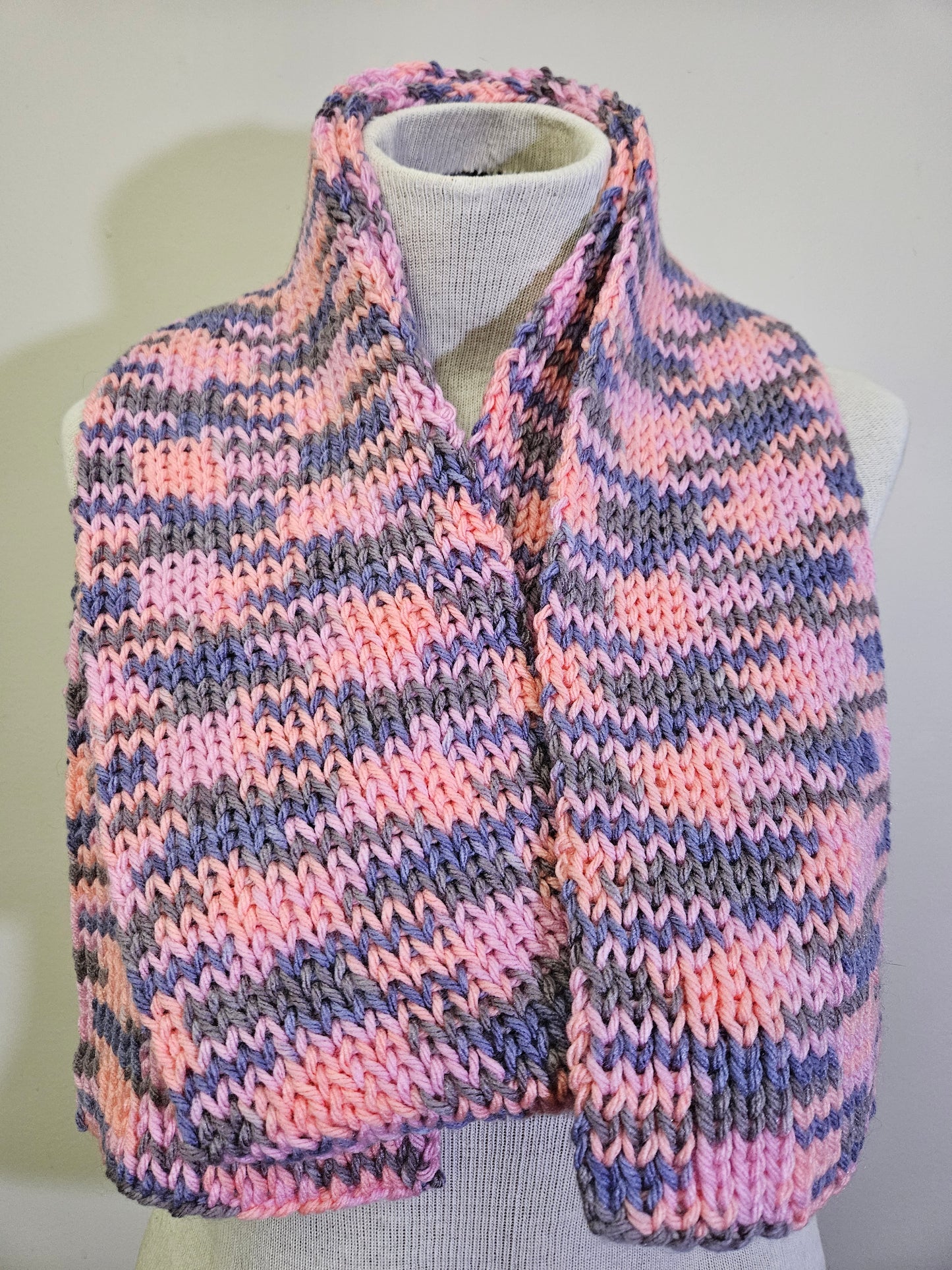Pink & Lavender Scarf & Hats