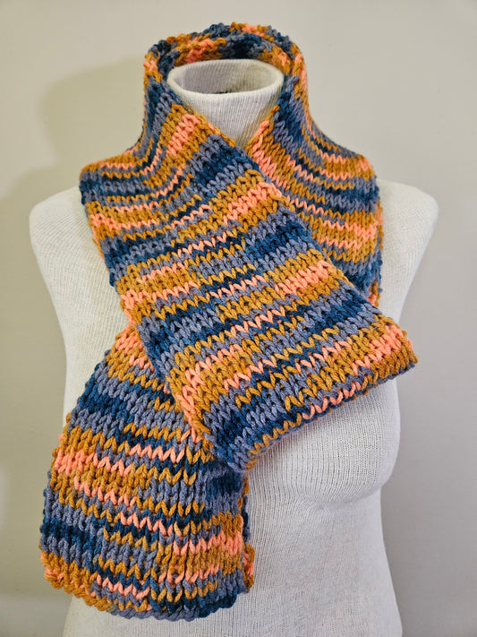 Blue & Orange Scarf & Hats