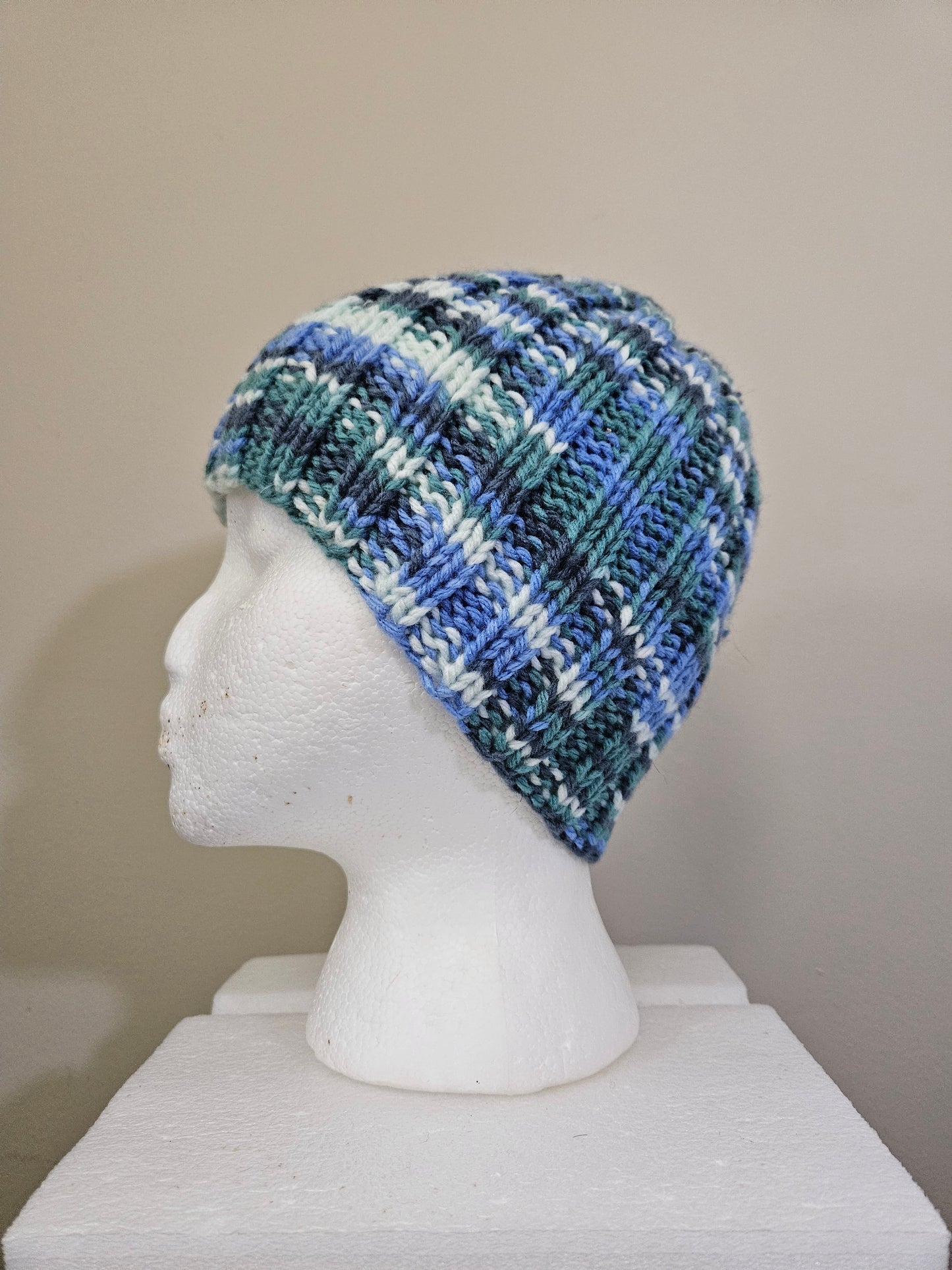 Blue & White Scarf & Hats