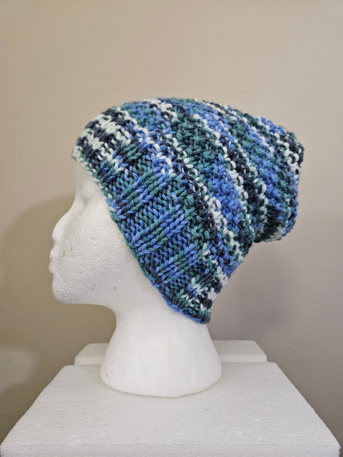 Blue & White Scarf & Hats