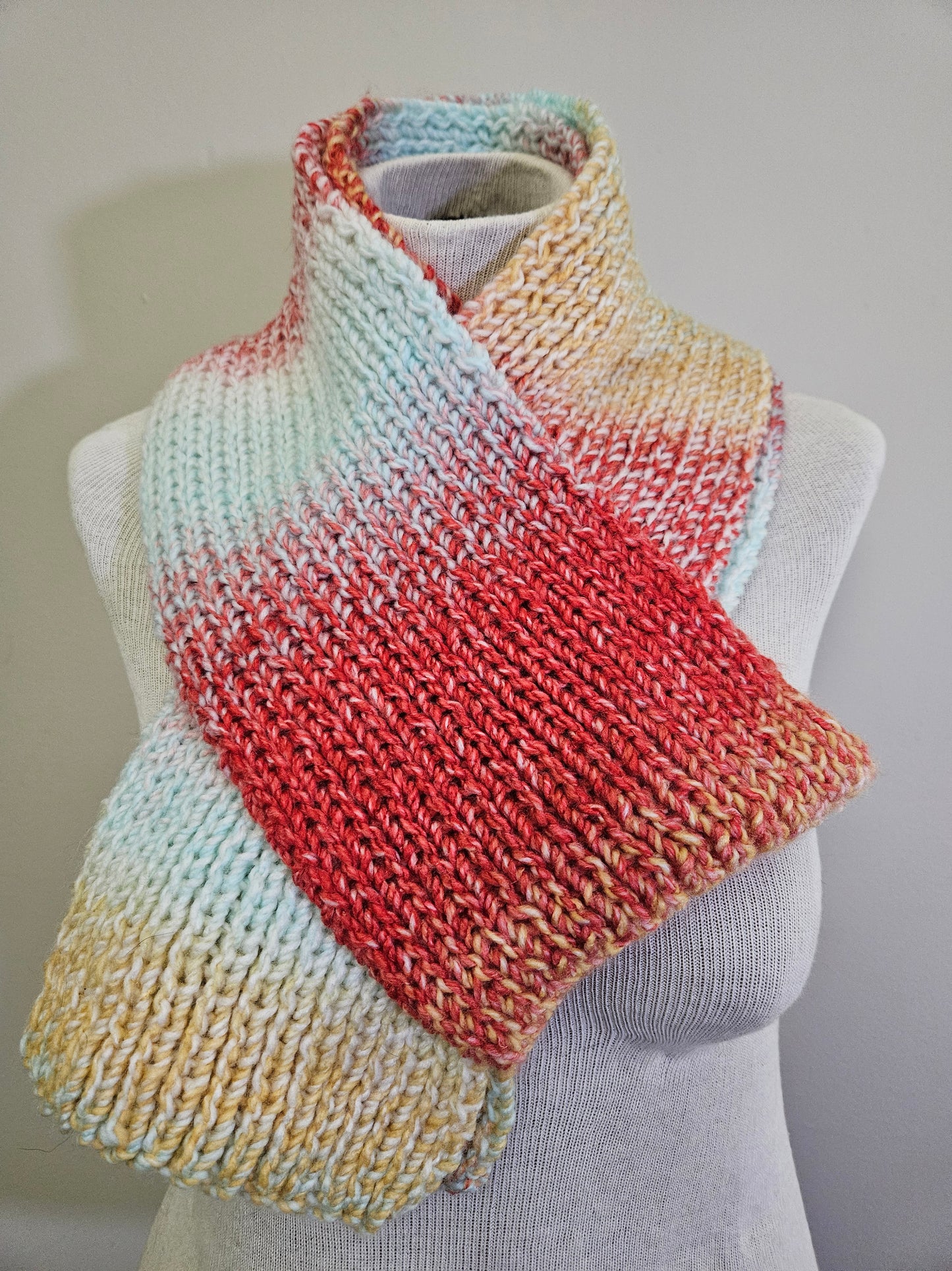 Red, Blue, & Yellow Premium Scarf & Hat