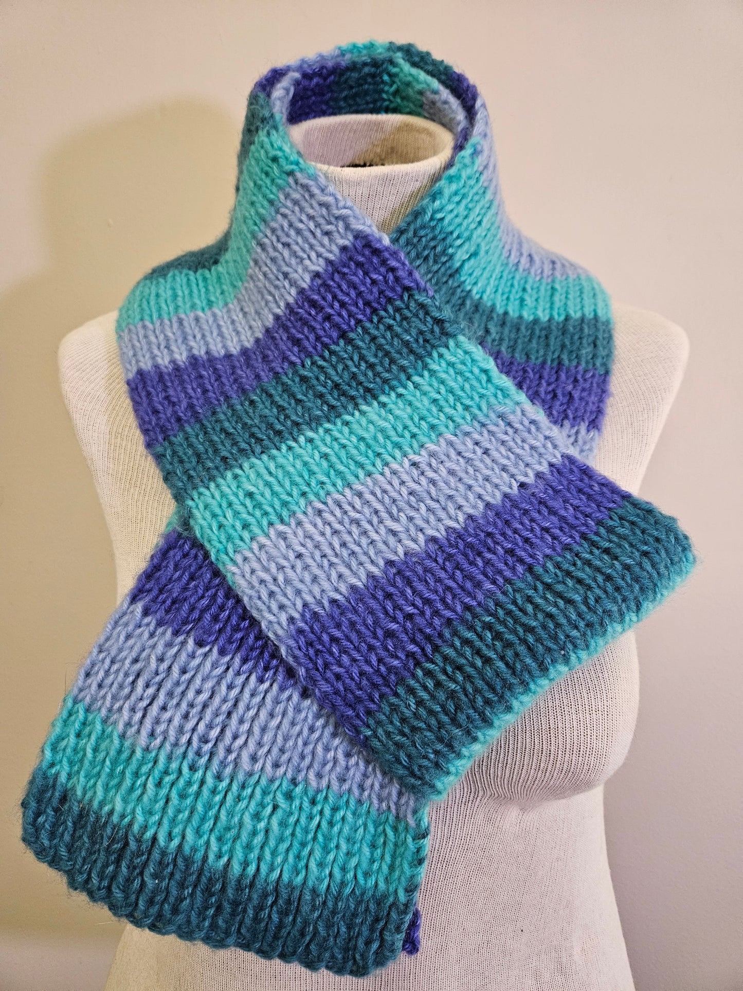 Purple & Teal Premium Scarf