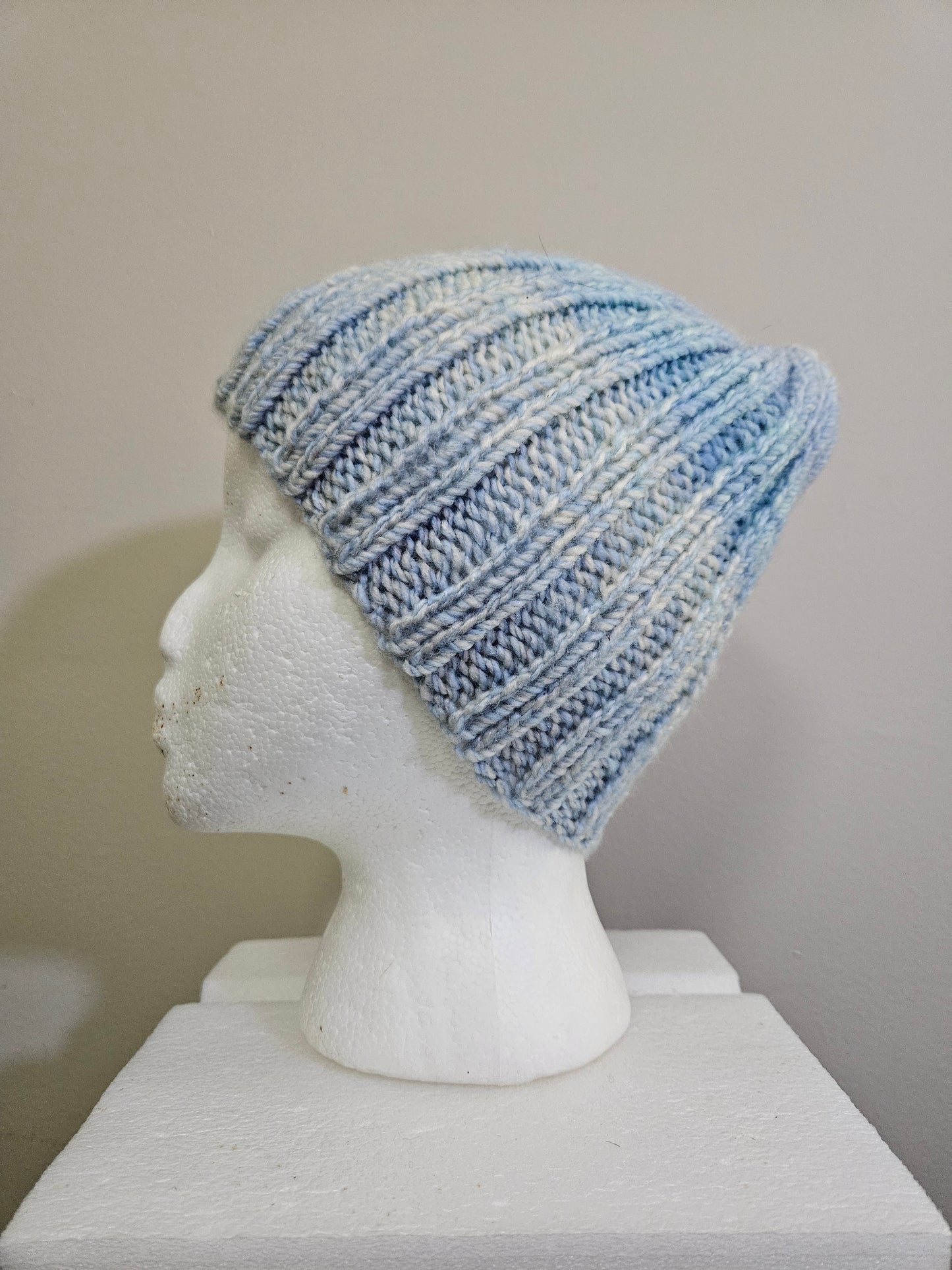 Blue & White Premium Scarf & Hat